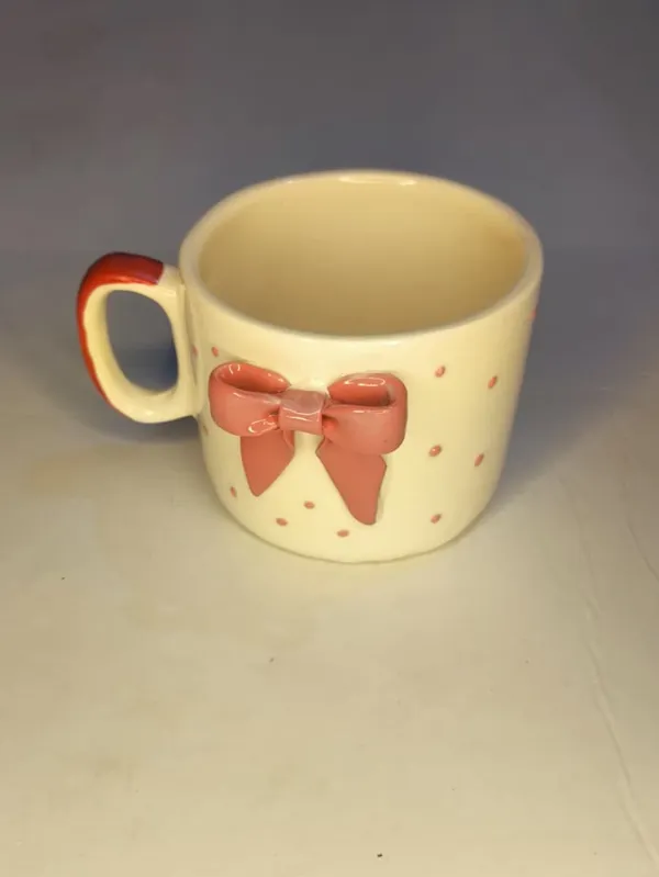 Cream_Premium_Quality_Ceramic_Pink_Bow_Polka_Mug_Pack_Of_2