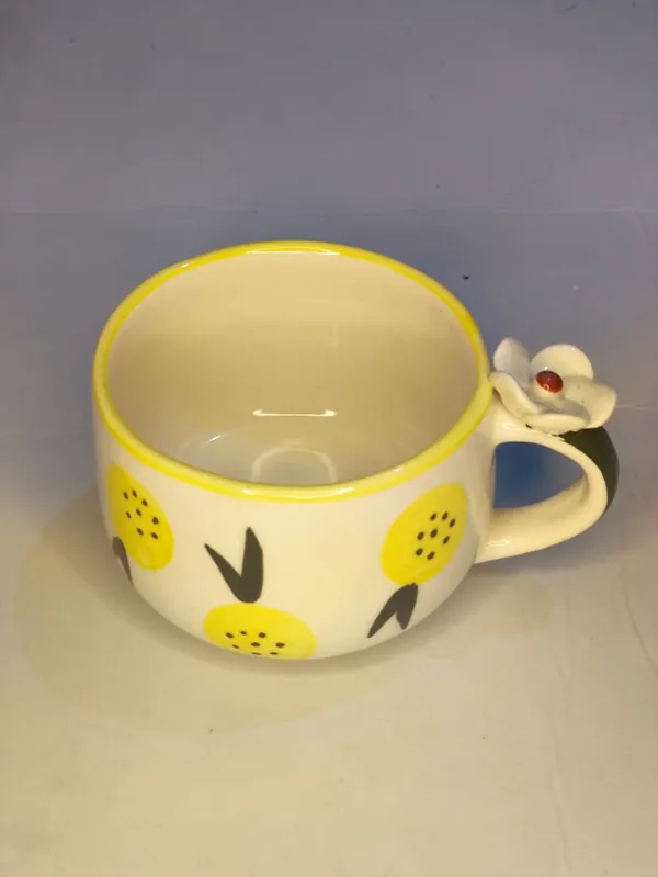 Cream_Premium_Quality_Ceramic_Yellow_Floral_Cup_Pack_Of_2