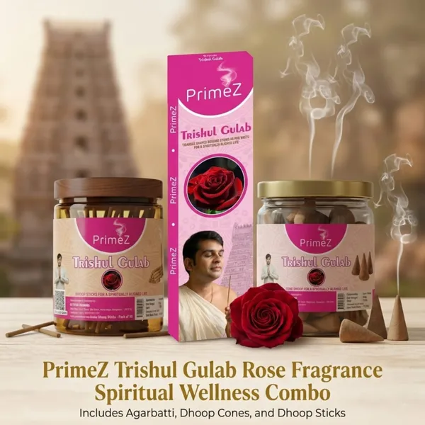 The_"Velvet_Prism"_Combo_|_Fragrance:_Rose_|_Traiangle_Shape_Agarbatti_|_Cone_Dhoop_|_Stick_Dhoop