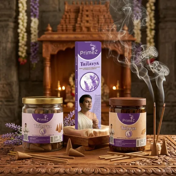 The_"Twilight_Apex"_Combo_|_Fragrance:_Lavender_|_Traiangle_Shape_Agarbatti_|_Cone_Dhoop_|_Stick_Dhoop