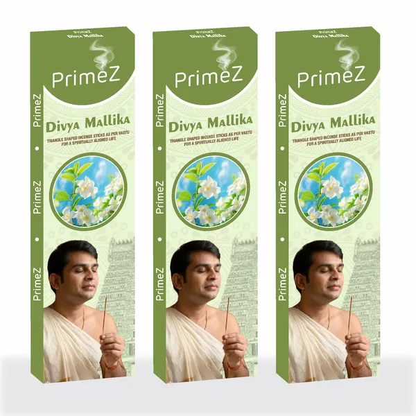 PrimeZ_Divya_Mallika_Jasmine_Incense_Sticks__Vastu-Compliant_Triangle_Agarbatti_for_Puja,_Stress_Relief_&_Divine_Home_Fragrance
