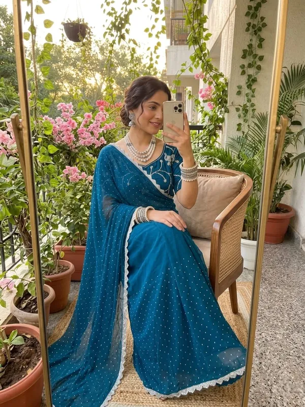 Blue_Fandy_Satin_Silk_Saree_For_Women