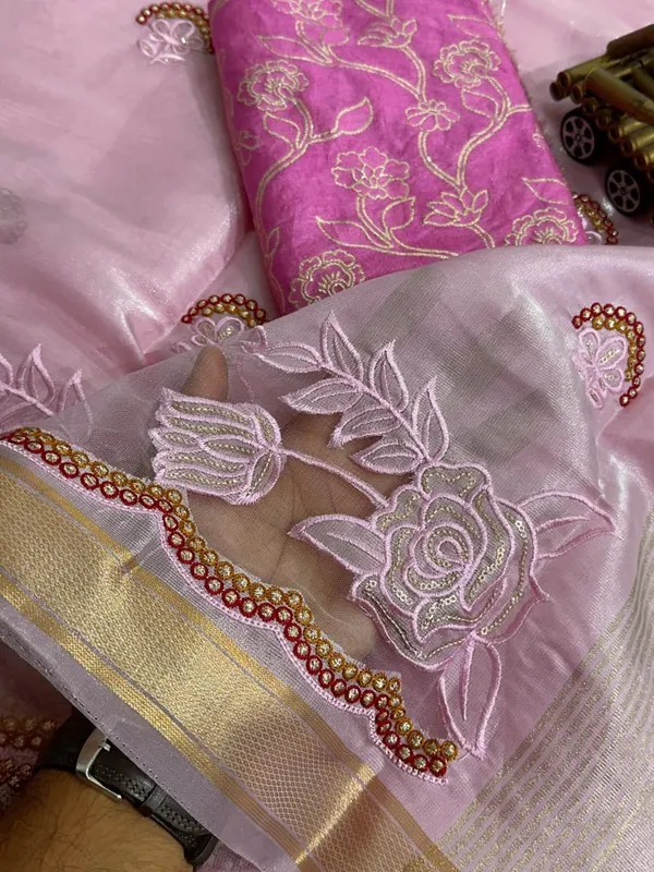 Pink_Tissue_Silk_Saree_For_Women