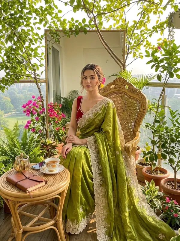 Green_Tissue_Organza_Saree_For_Women