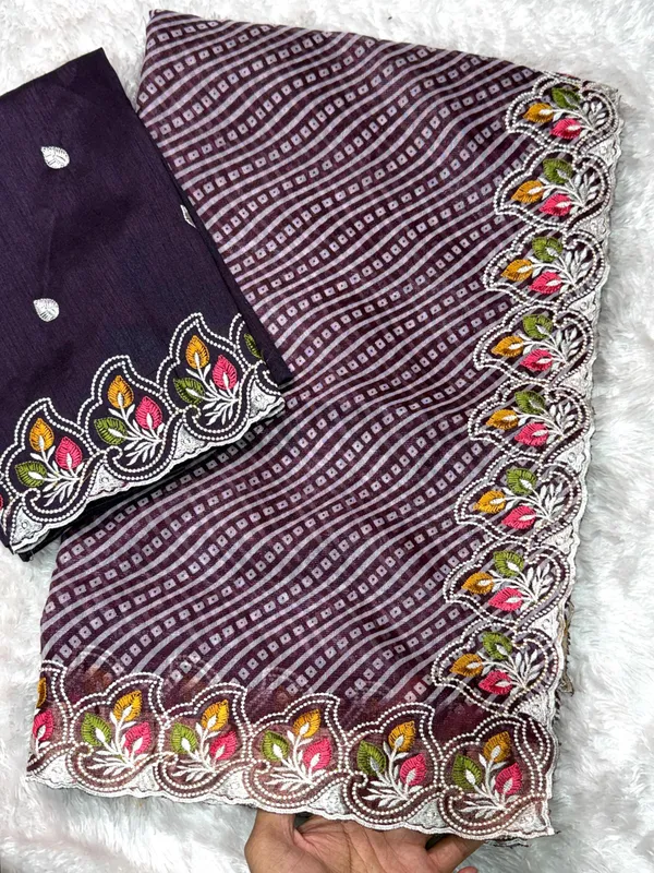 Purple_Cotton_Satin_Saree_For_Women