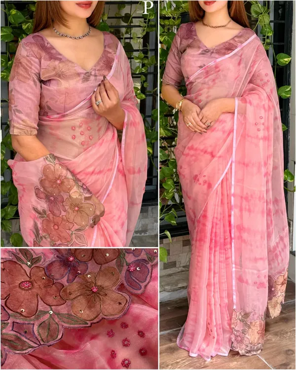 Pink_Pure_Soft_Glass_Tissue_Saree_For_Women
