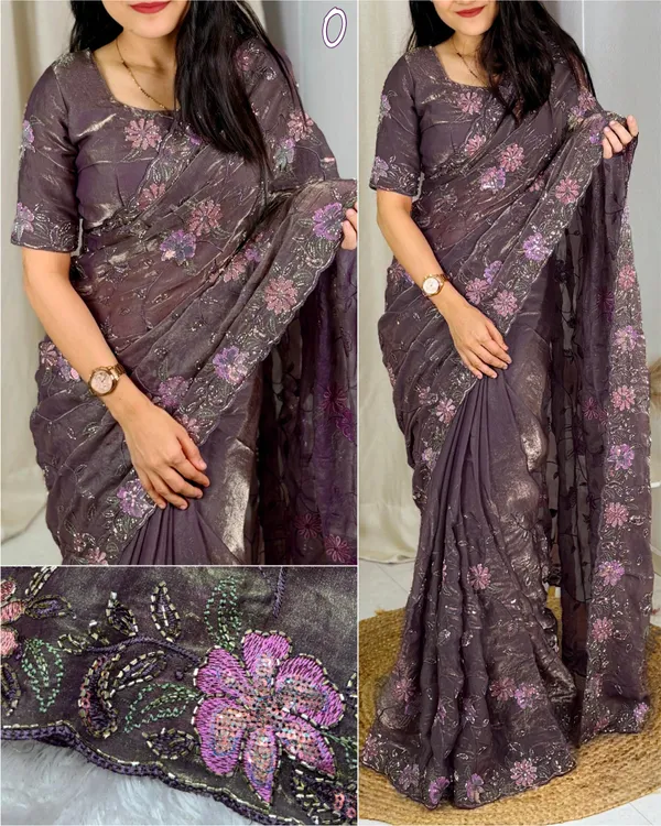 Purple_Fandy_Silk_Saree_For_Women