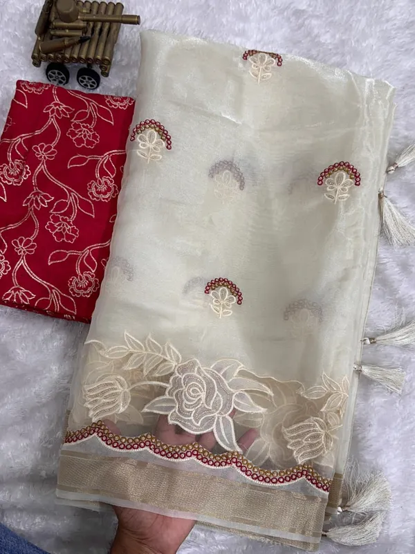 White_Tissue_Silk_Saree_For_Women
