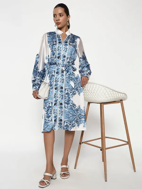 Blue_Cotton_Premium_and_Elegant_Azure_Bloom_Dress_For_Women