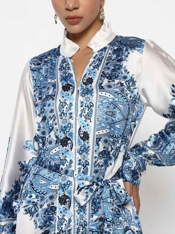 Blue_Cotton_Premium_and_Elegant_Azure_Bloom_Dress_For_Women