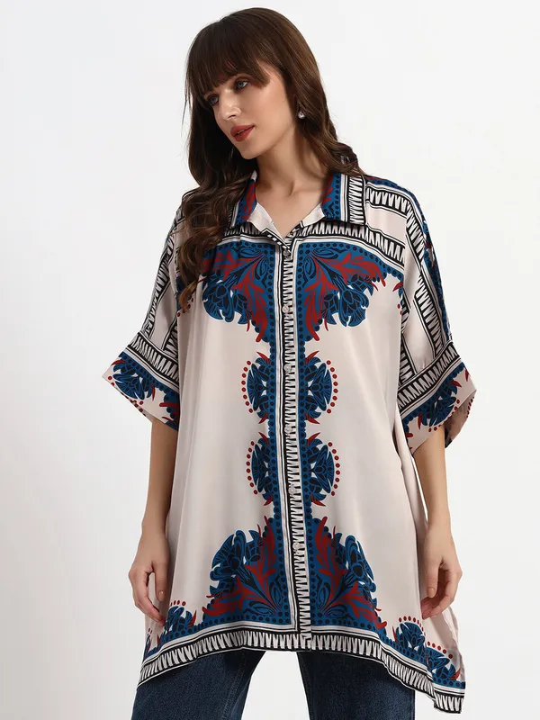 Multicolor_Cotton_Premium_and_Elegant_Boho_Chic_Printed_Kaftan_Shirt_Top_For_Women