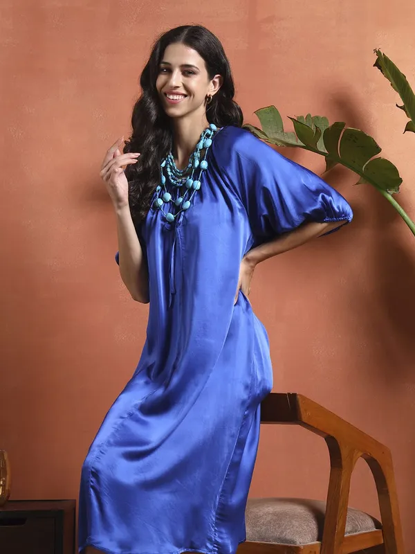 Blue_Cotton_Premium_and_Elegant_Sapphire_Breeze_Relaxed_Fit_Dress_For_Women