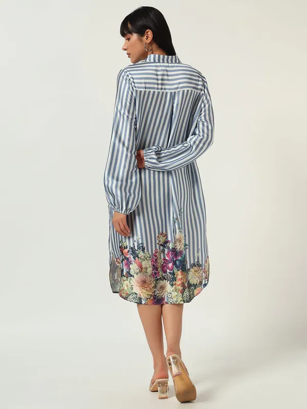 Blue_Cotton_Premium_and_Elegant_Striped_Floral_Hem_Midi_Dress_For_Women