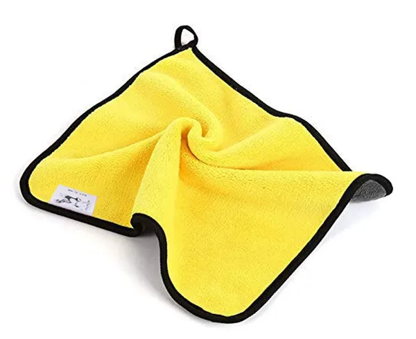 Heavy_Microfiber_Cloth_for_Car_Cleaning_&_Dusting_30*30_-_Yellow_(Pack_of_2)