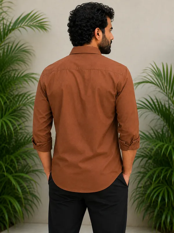 Men’s_Brown_Embroidered_Full-Sleeve_Shirt.