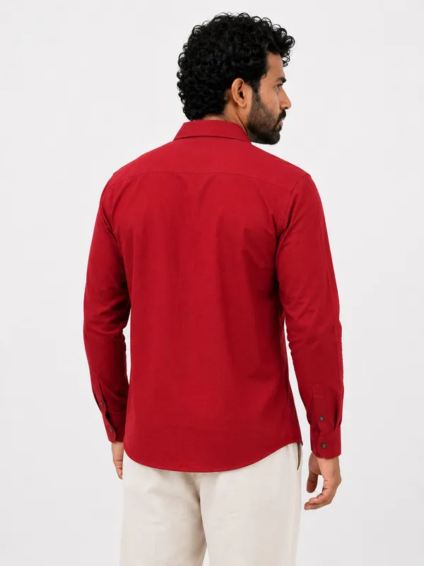 Men’s_Red_Embroidered_Full-Sleeve_Shirt