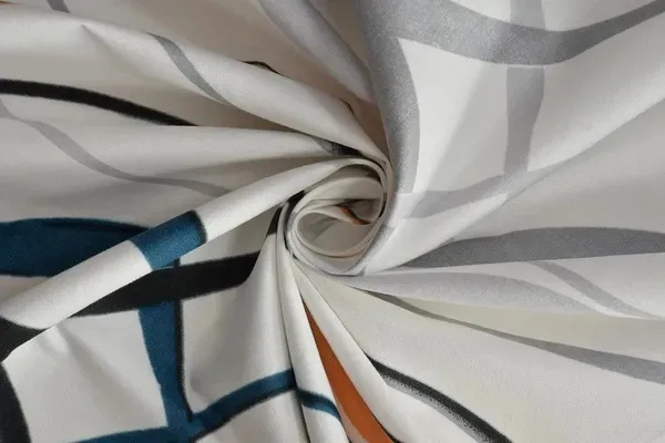 220TC_Premium_Cotton_Flat_Bedsheet_For_Single_Bed_With_One_Pillow_Cover_-_White_Wave_(60*90_Inches)