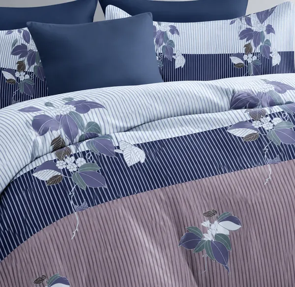 220TC_Supersoft_Fitted_Elastic_Cotton_Double_Bed_Printed_Bedsheet_with_2_Pillow_Covers_(72"_*_78"_Upto_6"_Mattress)-_Blue_Floral