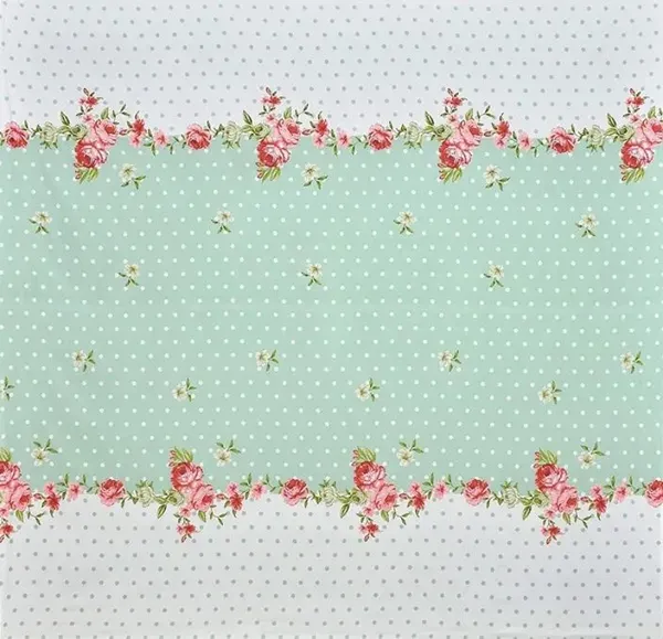 Breathable_Cotton_Double_Flat_220_Tc_Polka_Pack_Of_1_Bedsheet__2_Pillow_Covers-_Green_Polka_(90*100_Inches)