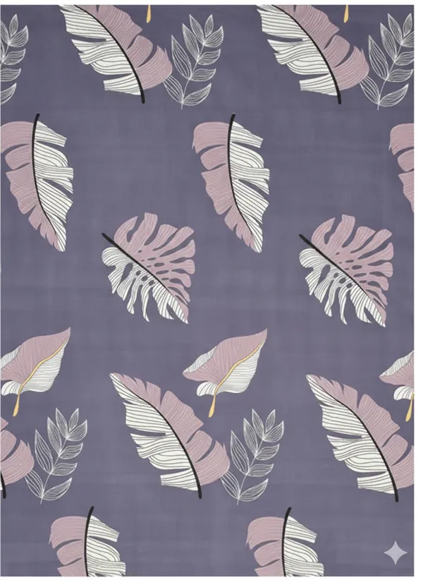 Purple_And_Black_Cotton_Double_Flat_220_Tc_Floral_Pack_Of_2_Bedsheet_4_Pillow_Covers_Combo