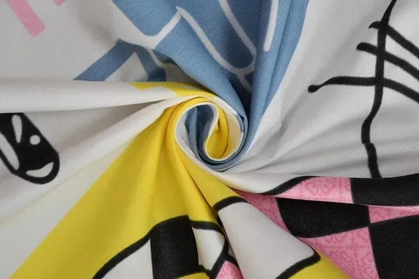 220TC_Kitty_Cartoon_Superfine_Cotton_Feel_Bedsheet_For_Single_Bed_With_One_Pillow_Cover_(60*90_Inches)