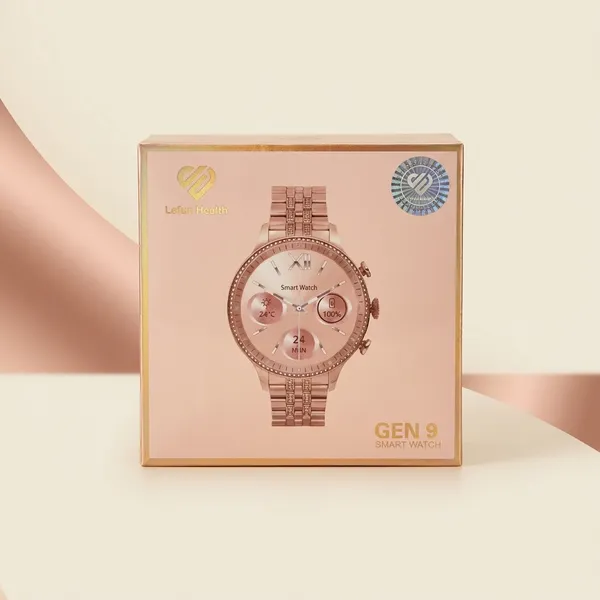 Lehua_Series_Gen_Smart_Watch_Rose_Gold_Luxury_Metal_Strap_Ladies_Smartwatch