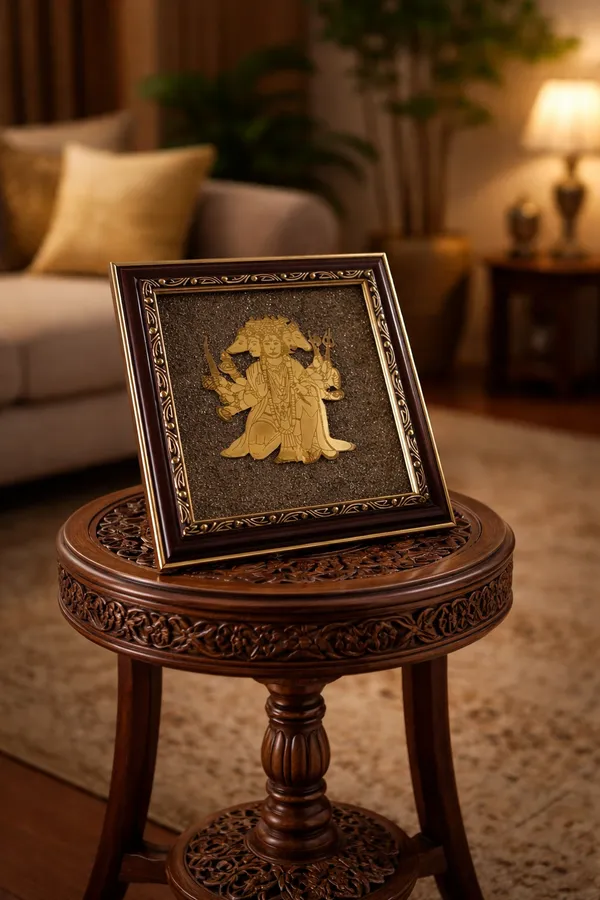 Panchmukhi_Hanuman_Pyrite_Frame