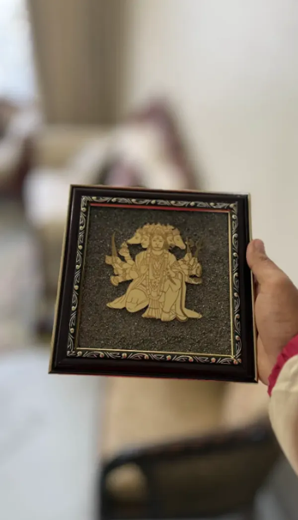 Panchmukhi_Hanuman_Pyrite_Frame