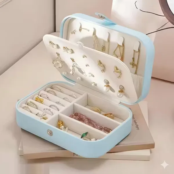 Sky_Blue_High_Quality_Jewellery_Organisers_For_Women_I_Original_Pu_Leather_Travel_Friendly_Multi_Layer_Jewelry_Storage_Organizer_For_Earrings,_Necklace,_Rings,_Pendants