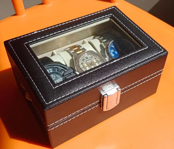 Black_Watch_Box_Organizer_Display_Case_For_Men_And_Women_With_Multiple_Compartments_Pu_Leather_Storage_For_Wristwatches_Jewelry_Travel_Home_Use_Elegant_And_Durable__3_Slot_Watch_Holder