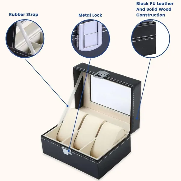 Black_Watch_Box_Organizer_Display_Case_For_Men_And_Women_With_Multiple_Compartments_Pu_Leather_Storage_For_Wristwatches_Jewelry_Travel_Home_Use_Elegant_And_Durable__3_Slot_Watch_Holder