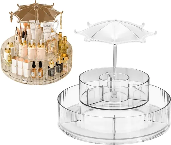Gold_360_Rotating_Umbrella_Makeup_Organizer_2_Tier_Adjustable_Skincare_Carousel,_Large_Capacity_Cosmetic_Rack,_Spinning_Vanity_Holder_For_Perfumes,_Lipsticks_And_Toiletries,_Dust_Proof_Cover