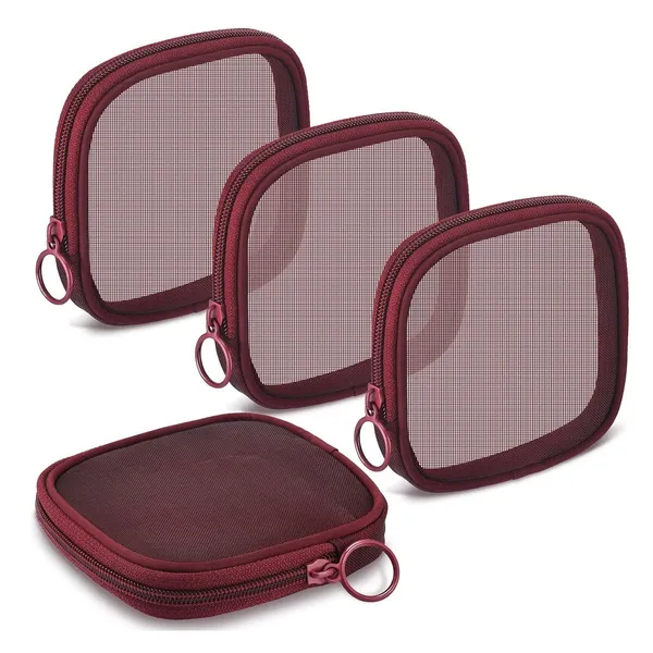 Red_Mesh_Makeup_Transparent_Small_Zipper_Cosmetic_Bag_Pouch_For_Women_4_Pcs,_4.7_Inch_Square_Fashion_Lipstick_Pouches_For_Women,_Nylon_Mini_Cash_Toiletry_Organizer_Bag_For_Daily_Accessories_4_Pcs