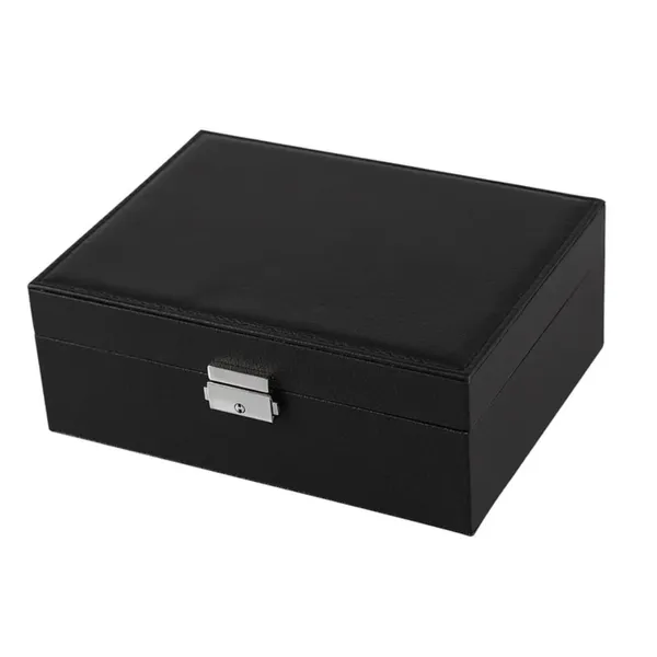 Black_Large_Jewelry_Box_Organizer_For_Women_Girls,_2_Layer_Jewelry_Storage_Case,_Pu_Leather_Display_Jewellery_Holder_With_Removable_Tray_For_Necklace_Earrings_Rings_Bracelets