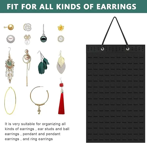 Black_Wall_Hanging_Earring_Organizer_Storage_Holder_Collection_Home_Decoration_Black_Jewelry_&_Watches_|_Jewelry_Boxes_&_Organizers_|_Jewelry_Boxes