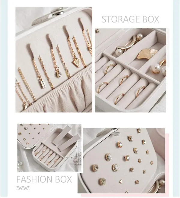 White_Pu_Leather_Jewellery_Box_For_Women,_Jewellery_Organisers_Storage_Box_For_Earrings,_Rings,_Necklaces