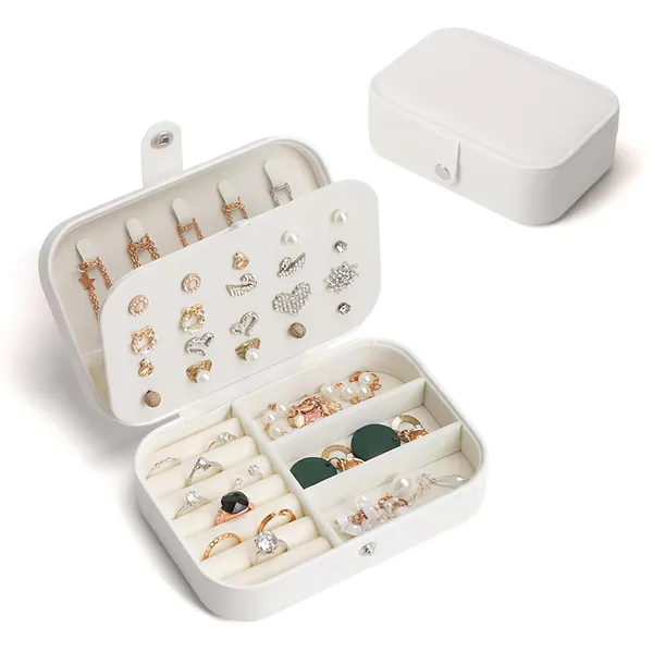 White_Pu_Leather_Jewellery_Box_For_Women,_Jewellery_Organisers_Storage_Box_For_Earrings,_Rings,_Necklaces