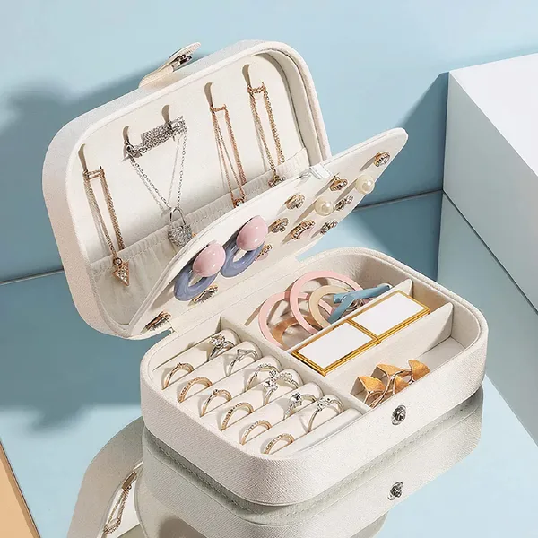 White_Pu_Leather_Jewellery_Box_For_Women,_Jewellery_Organisers_Storage_Box_For_Earrings,_Rings,_Necklaces