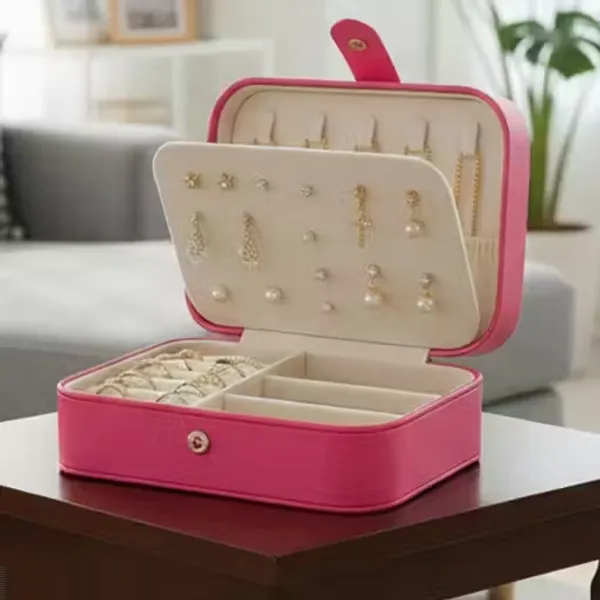 Dark_Pink_Pink_Portable_Jewellery_Watch_And_Make_Up_Travel_Case
