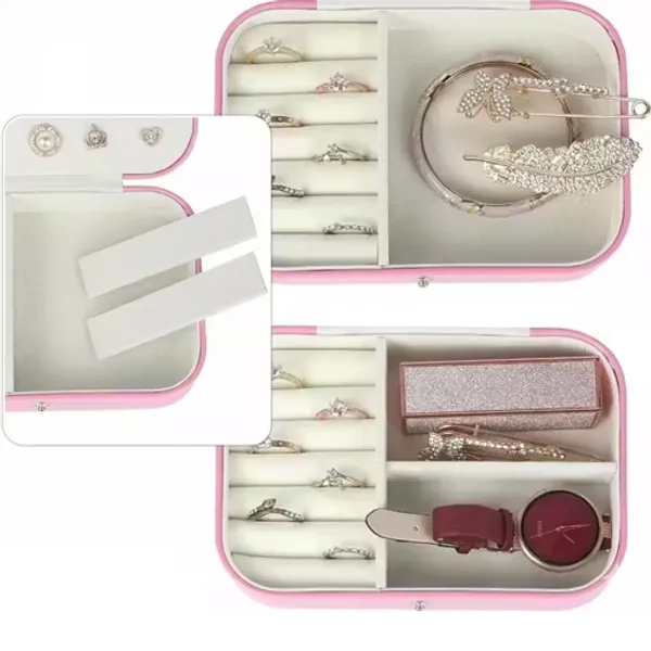 Dark_Pink_Pink_Portable_Jewellery_Watch_And_Make_Up_Travel_Case