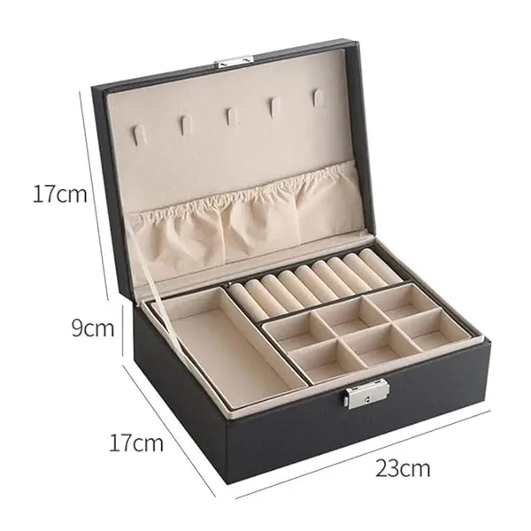 Black_Jewelry_Box_Organizer_For_Women,_Jewelry_Organizers_2_Layer_Jewelry_Storage_Box_Pu_Leather_With_Lock_For_Women_Girls_Rings_Earrings_Necklace_Bracelets