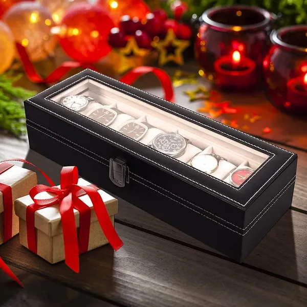 Black_Leather_World_Faux_Leather_Watch_Box_Organizer__Watch_Case_Box_For_Men_&_Women__Wrist_Watch_Box_Holder_6_Slots__Removable_Watch_Pillows_Display_Case__Gift_For_Loved_Ones
