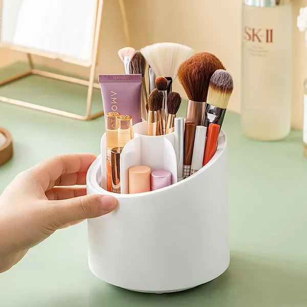 White_Makeup_Organizer_Holder,_Makeup_Brushes_With_Lid,_Organizer_And_Storage_Organizer_And_Storage_360_Rotating_Stacking_Storage_Multifunctional_Desk_Pen_Holder