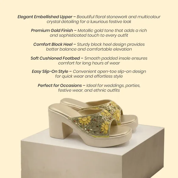 The_Billauri_Gauhar_[Rosegold_Block_Heel_Crystal_Sandals]