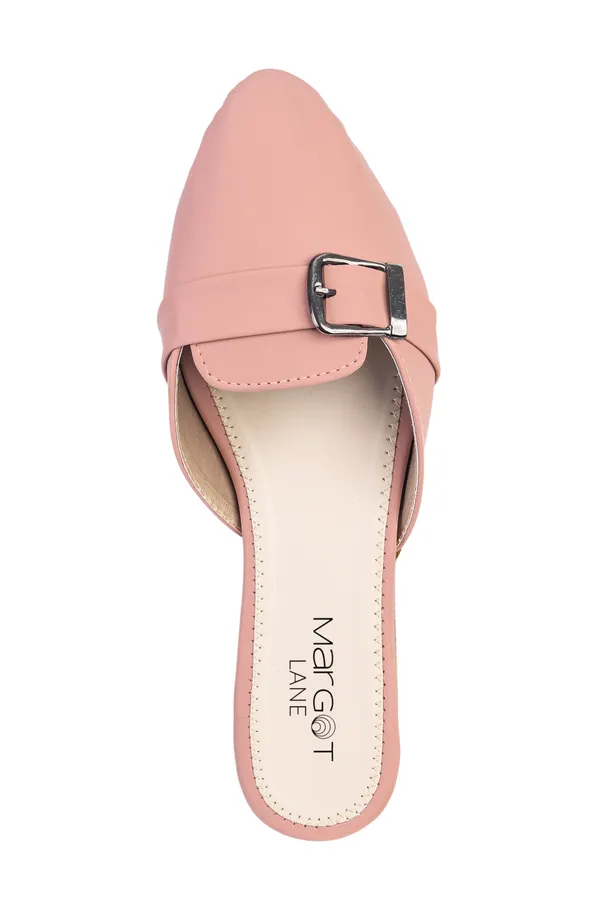 The_Mayfair_Mule_[Peach_Synthetic_Leather_Buckle_Mules_For_Women]