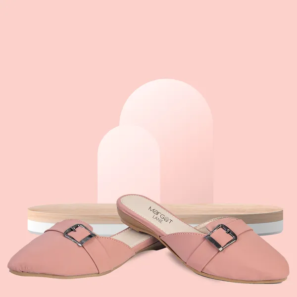 The_Mayfair_Mule_[Peach_Synthetic_Leather_Buckle_Mules_For_Women]