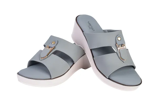 The_Estella_Wedge__[Grey_Synthetic_Leather_Buckle_Wedge_Slip_Ons_For_Women]