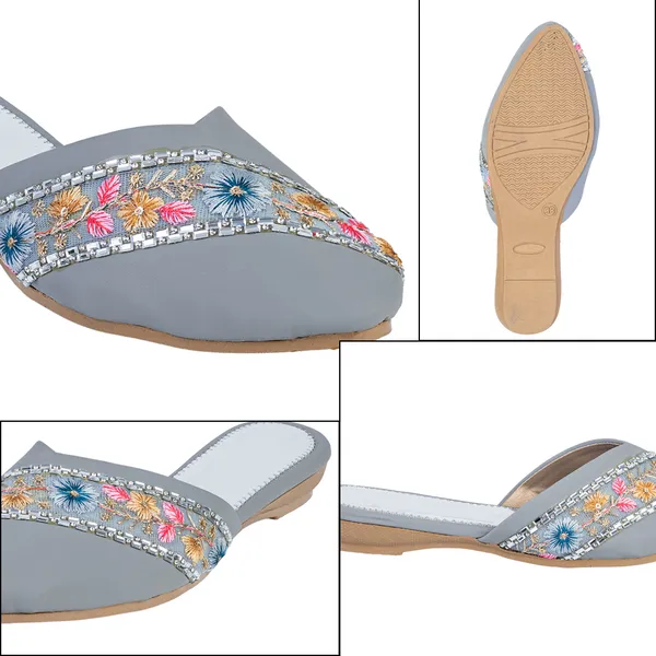 The_Marjaan_[Grey_Synthetic_Leather_Embroidered_Mules_For_Women]