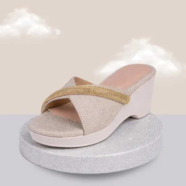 The_Celestia_Golden_[Synthetic_Leather_Glimmer_Wedge_Slip_Ons_For_Women]