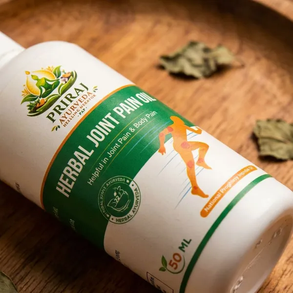 White_And_Green_Priraj_Ayurveda_Herbal_Joint_Pain_Relief_Oil_(50Ml)